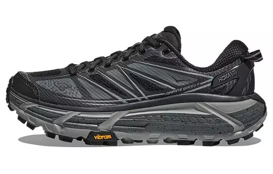 Кроссовки HOKA ONE ONE Mafate Speed 2 Black Castlerock, черный