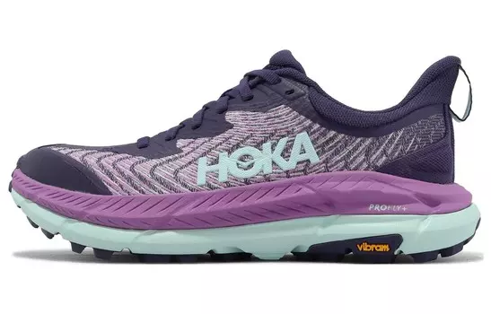 Кроссовки HOKA ONE ONE Mafate Speed 4 Night Sky Orchid Women's, желтый
