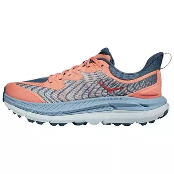 Кроссовки HOKA ONE ONE Mafate Speed 4 Papaya Real Teal Women's, розовый