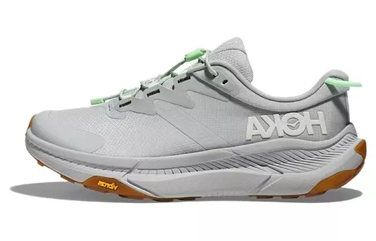 Кроссовки HOKA ONE ONE Transport Harbor Mist Lime Glow Women's, серый