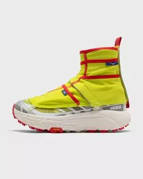 Кроссовки Hoka One One X Nicole Mclaughlin Mafate Speed Three2, цвет white / neon yellow