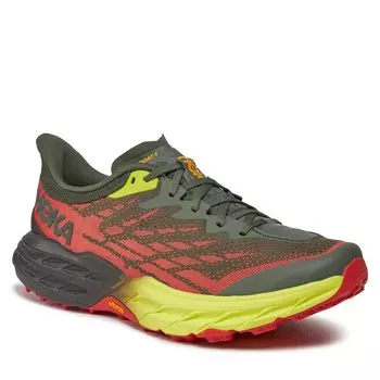 Кроссовки Hoka SpeedgoatWide, зеленого цвета
