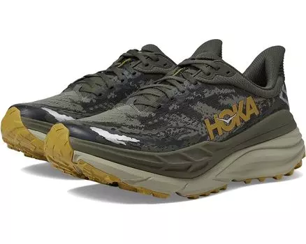 Кроссовки Hoka Stinson 7, цвет Olive Haze/Forest Cover