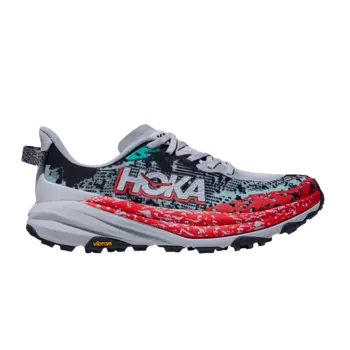 Кроссовки HOKA Wmns Speedgoat 6 'Gull Stormy Skies', серый