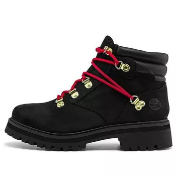 Кроссовки holiday luxe waterproof boot 'black nubuck red' Timberland, черный