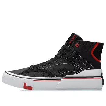 Кроссовки холщовые высокие кроссовки Li-Ning, черный