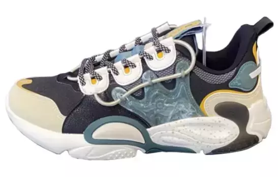 Кроссовки Honor Of Kings X для бега мужские с низким верхом зеленый Erke