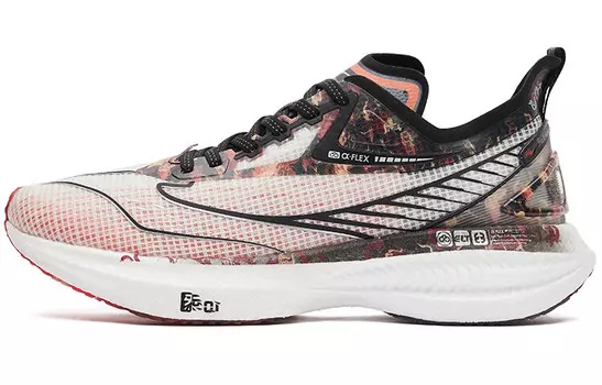 Кроссовки Honor Of Kings X Honor Of Kings Collection для бега, мужские, с низким верхом, цвета слоновой кости/черного цвета Erke