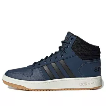 Кроссовки hoops 2.0 средние Adidas, синий
