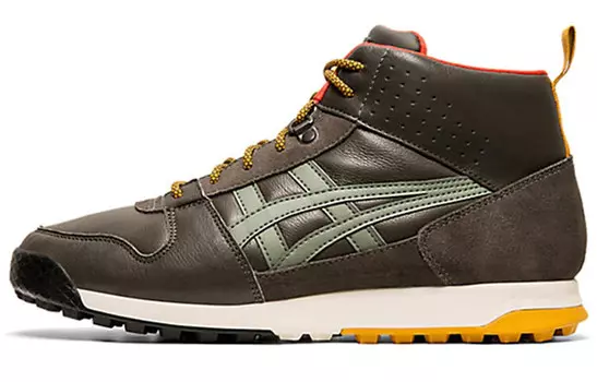 Кроссовки Horizonia Running Unisex High-top Brown/Green/Yellow/White Onitsuka Tiger