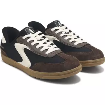 Кроссовки Hotshot Skechers, черный/коричневый/бежевый/без шнурков