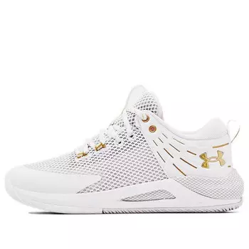 Кроссовки hovr block city 'white metallic gold' Under Armour, белый