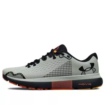 Кроссовки hovr infinite 4 'illusion green orange' Under Armour, серый