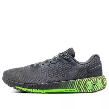 Кроссовки hovr machina 2 running shoes grey/green Under Armour, серый