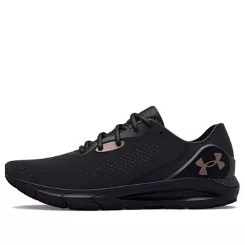 Кроссовки hovr sonic 5 'black metallic rose gold' Under Armour, черный