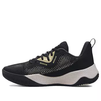 Кроссовки hovr splash 3 'black metallic gold' Under Armour, черный