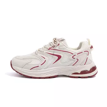 Кроссовки HUANQIU Chunky Sneakers Men Low-top Beige/Red, бежевый/красный