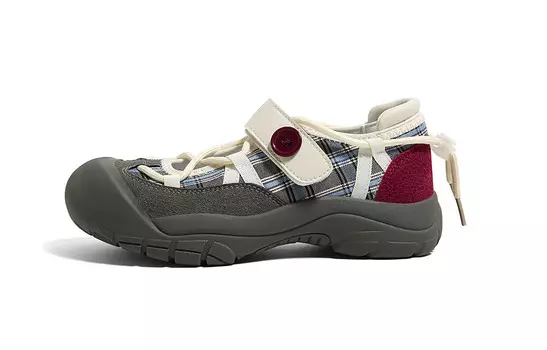 Кроссовки HUANQIU Chunky Sneakers Women's Low-top, бежевый/синий