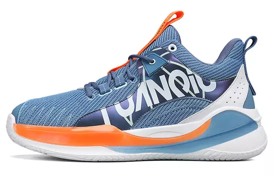 Кроссовки HUANQIU Lifestyle Shoes Men Mid-top Blue, синий