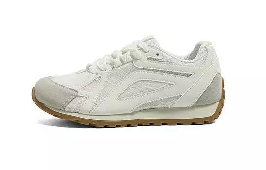 Кроссовки HUANQIU Lifestyle Shoes Women's Low-top Gray, белый