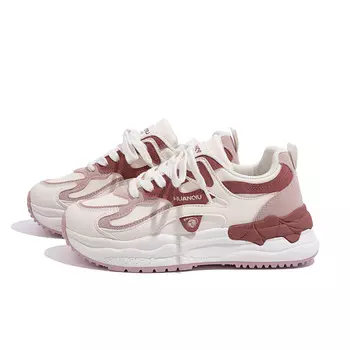 Кроссовки HUANQIU Lifestyle Shoes Women's Low-top, цвет Burgundy