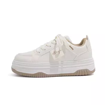 Кроссовки HUANQIU Skateboard Shoes Women's Low-Top Beige
