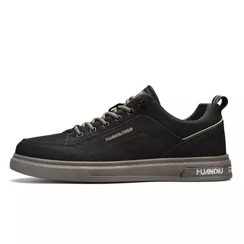 Кроссовки HUANQIU Skateboarding Shoes Men Low-top Black, черный