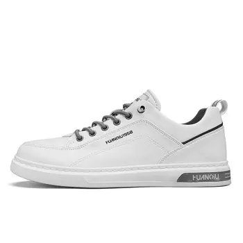 Кроссовки HUANQIU Skateboarding Shoes Men Low-top White, белый