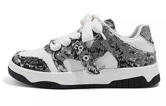 Кроссовки HUANQIU Skateboarding Shoes Men Low-top, голубой