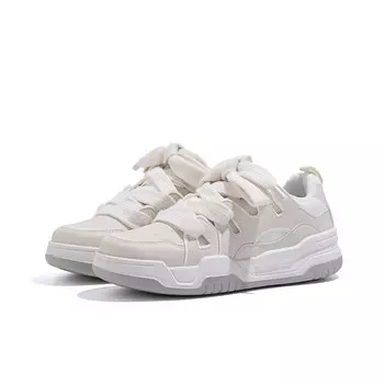 Кроссовки HUANQIU Skateboarding Shoes Men Low-top Beige, бежевый