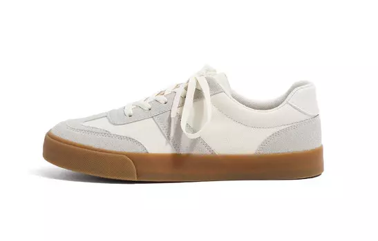 Кроссовки HUANQIU Skateboarding Shoes Unisex Low-top Beige, бежевый