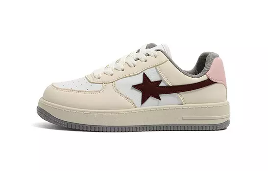 Кроссовки HUANQIU Skateboarding Shoes Unisex Low-top, белый