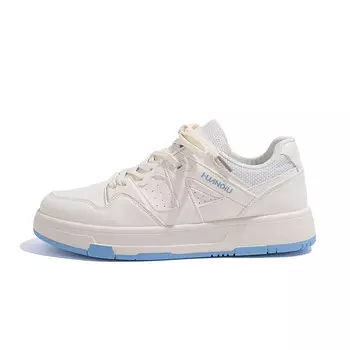 Кроссовки HUANQIU Skateboarding Shoes Unisex Low-top, белый/синий