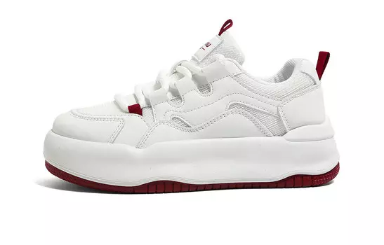 Кроссовки HUANQIU Skateboarding Shoes Women's Low-top, бежевый