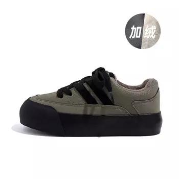 Кроссовки HUANQIU Skateboarding Shoes Women's Low-top Green, зеленый