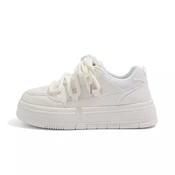 Кроссовки HUANQIU Skateboarding Shoes Women's Low-top White, белый