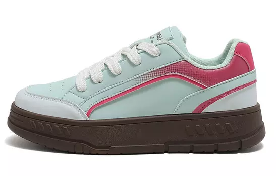 Кроссовки HUANQIU Skateboarding Shoes Women's Low-top, белый/черный