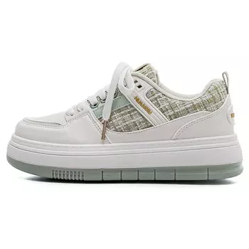 Кроссовки HUANQIU Skateboarding Shoes Women's Low-top Green, зеленый