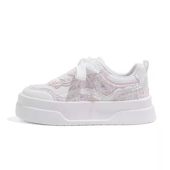 Кроссовки HUANQIU Skateboarding Shoes Women's Low-top Pink, розовый