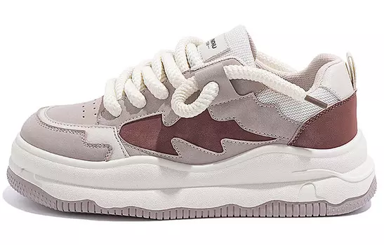 Кроссовки HUANQIU Skateboarding Shoes Women's Low-top Pink, красный