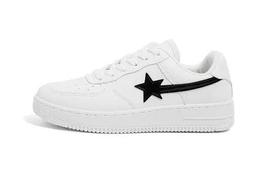 Кроссовки HUANQIU Skateboarding Shoes Women's Mid-top, белый