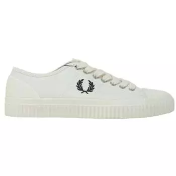 Кроссовки Hughes Low Canvas светло-бежевого цвета Fred Perry, экрю