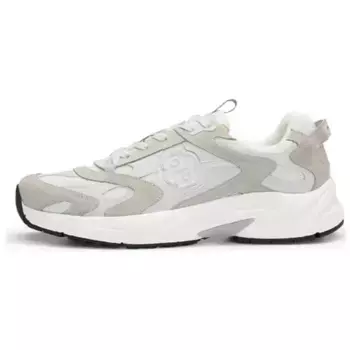 Кроссовки HUGO BOSS Lifestyle Shoes Men Low-top Grey Color Blocking, серый