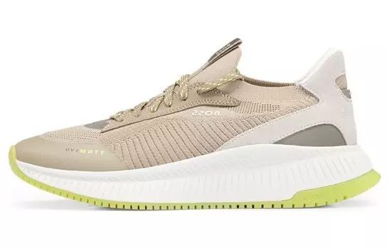 Кроссовки HUGO BOSS Lifestyle Shoes Men Low-top Light Green, светло-зеленый