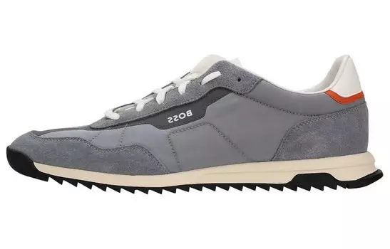 Кроссовки HUGO BOSS Lifestyle Shoes Men Low-top Blue/Gray, голубой