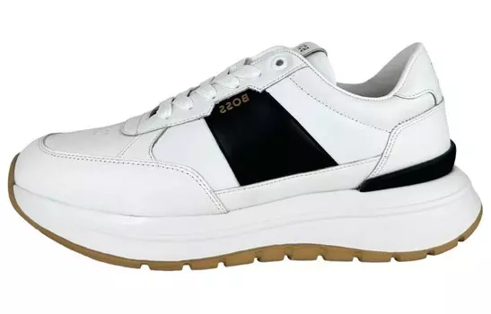 Кроссовки HUGO BOSS Lifestyle Shoes Men Low-top White, белый