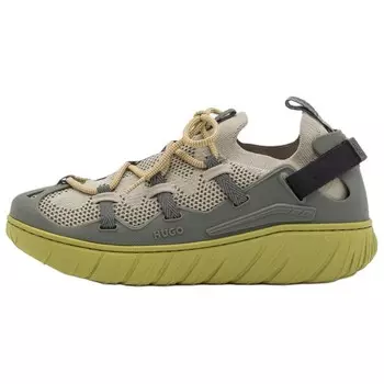 Кроссовки HUGO BOSS Lifestyle Shoes Men Low-top Dusty Green, зеленый