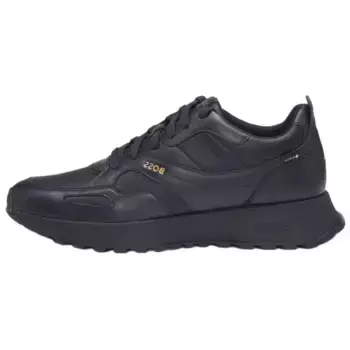 Кроссовки HUGO BOSS Lifestyle Shoes Men Low-top Black, темно-синий
