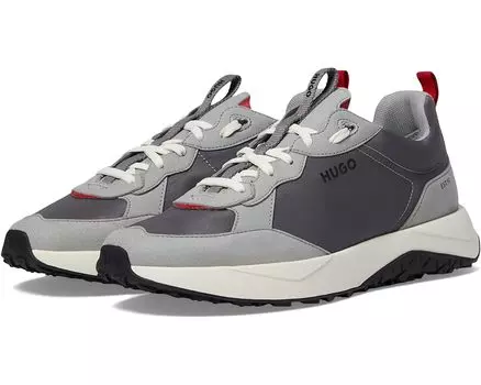 Кроссовки HUGO Kane Running Sneaker, цвет Open Grey
