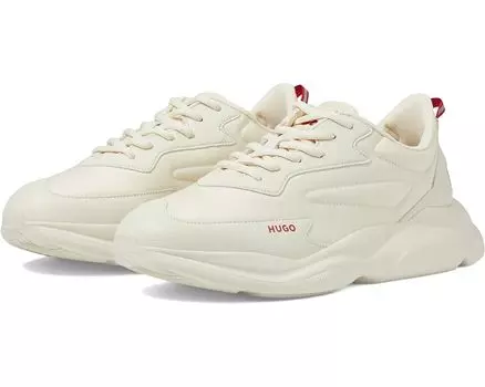 Кроссовки HUGO Running Style Sneakers with Thick Rubber Sole, кремовый
